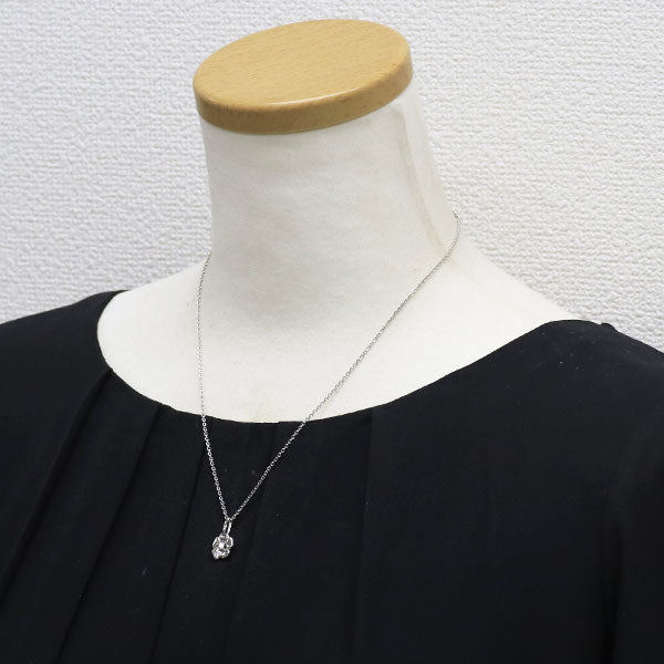 ポーラ 希少 Pt900 天然ピンクダイヤモンド ペンダントネックレス 0.059ct FLPP SI2 D0.05ct フラワー