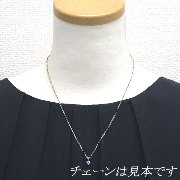 Pt900 サファイア ペンダントトップ 0.68ct