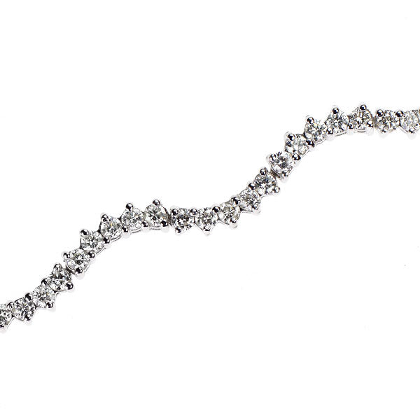 K18WG ダイヤモンド ブレスレット 2.241ct