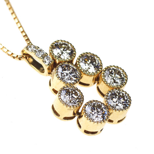K18YG ダイヤモンド ペンダントネックレス 1.00ct