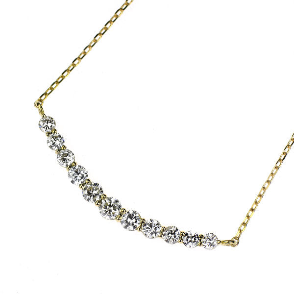K18YG ダイヤモンド ペンダントネックレス 0.50ct