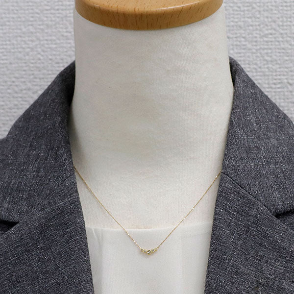 K18YG ダイヤモンド ペンダントネックレス 0.06ct