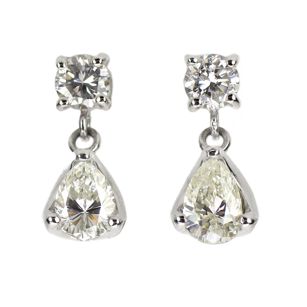 Pt900 ダイヤモンド ピアス 0.513ct