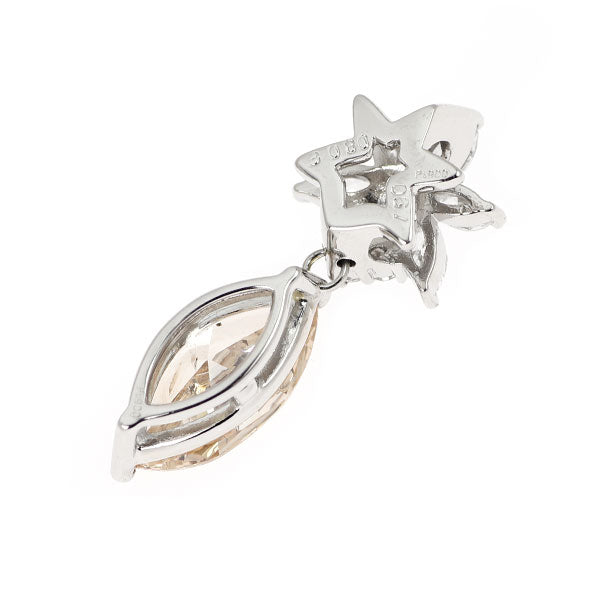 Pt900 マーキス ダイヤモンド ペンダントトップ 3.080ct D0.67ct