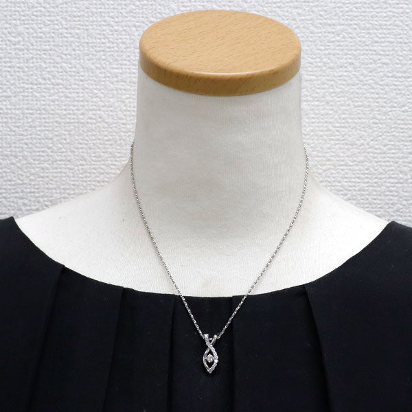 星の砂 Pt900/ Pt850 ダイヤモンド ペンダントネックレス 0.55ct