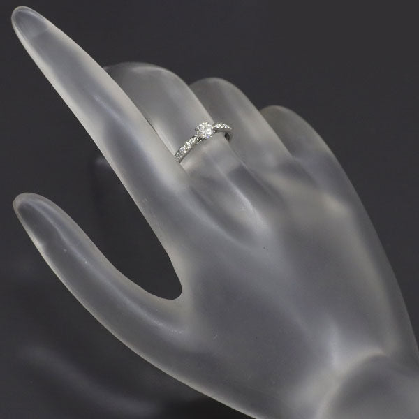 ティファニー Pt950 ダイヤモンド リング 0.27ct I VVS1 3EX ハーモニーハーフサークル