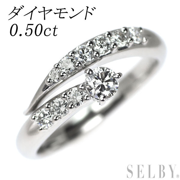 Pt900 ダイヤモンド リング 0.50ct