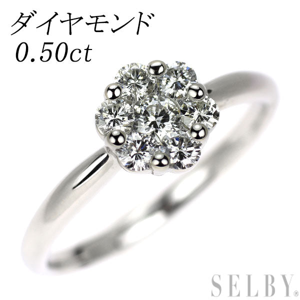 Pt900 ダイヤモンド リング 0.50ct — セルビーオンラインストア
