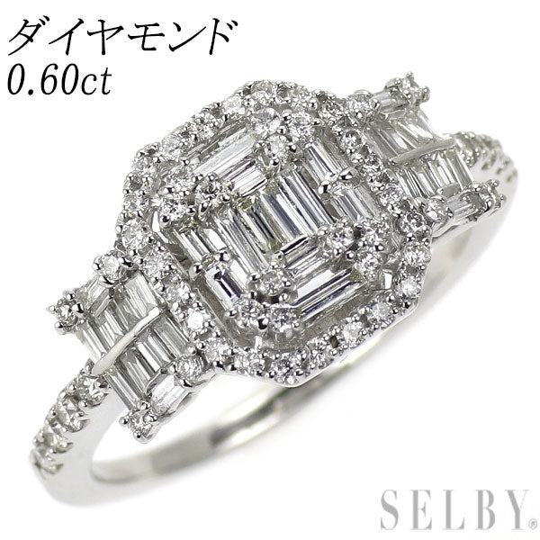 Pt950 ダイヤモンド リング 0.60ct
