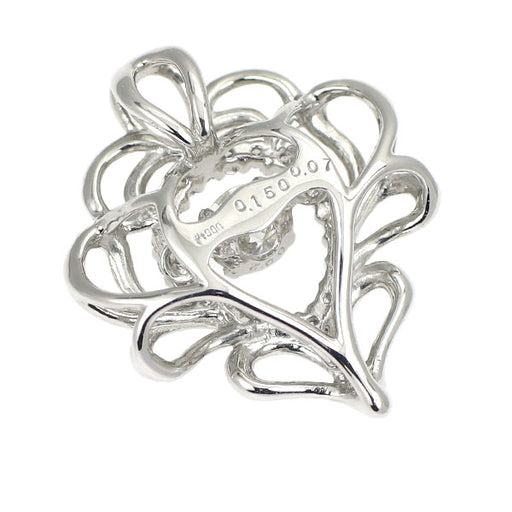 Pt900 ダイヤモンド ペンダントトップ 0.150ct D0.07ct