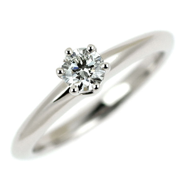 ティファニー Pt950 ダイヤモンド リング 0.24ct ソリティア