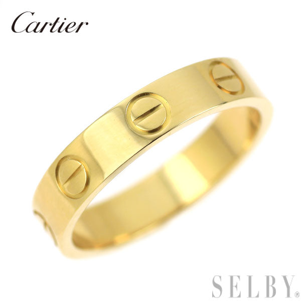 カルティエ K18YG リング ミニラブ 47号