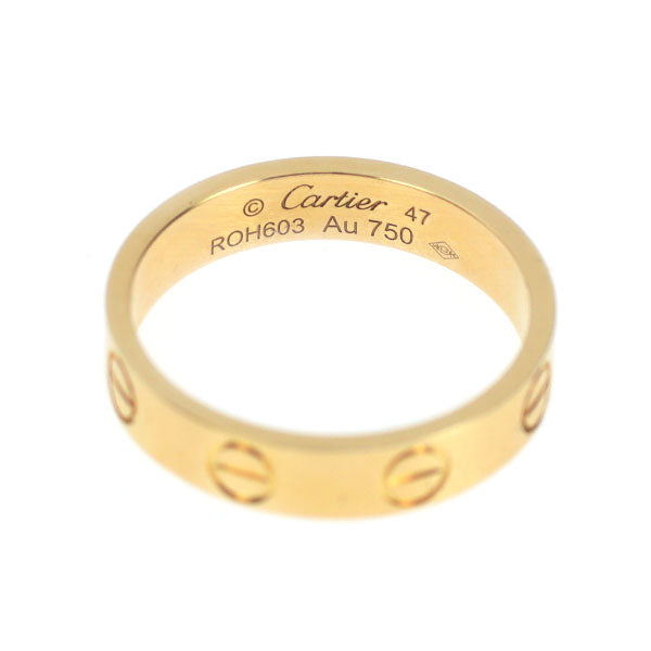 カルティエ K18YG リング ミニラブ 47号