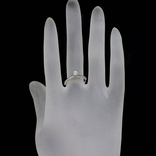 ティファニー Pt950 ダイヤモンド リング 0.23ct ソリティア