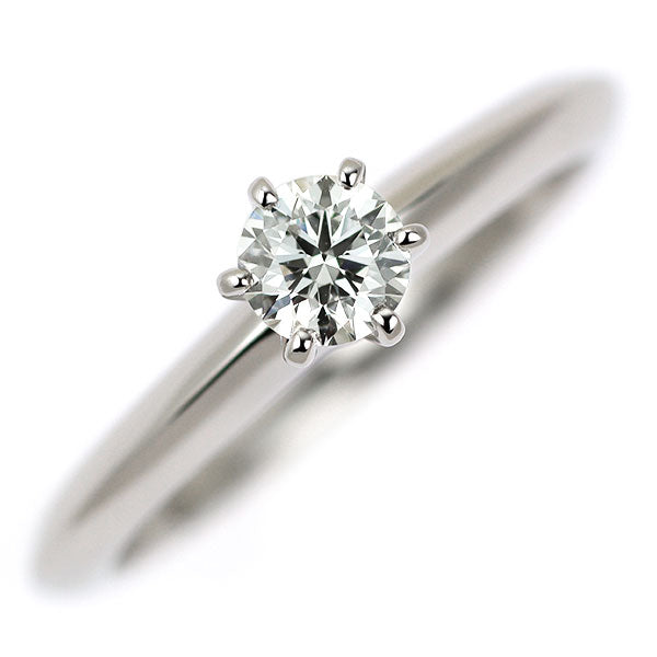 ティファニー Pt950 ダイヤモンド リング 0.23ct ソリティア
