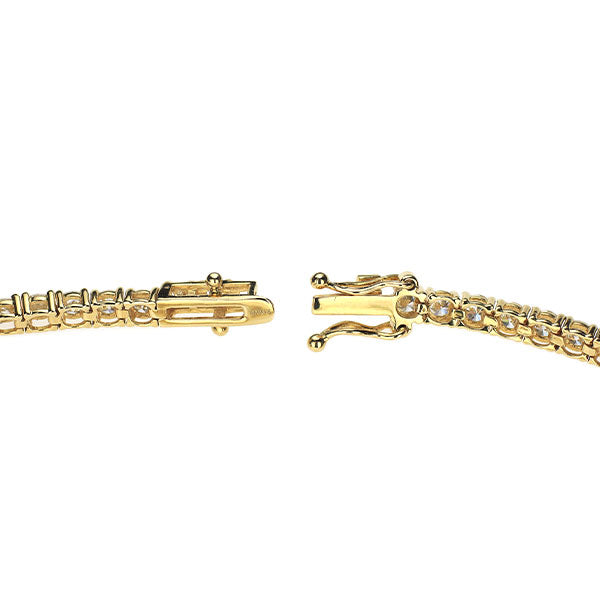 K18YG ダイヤモンド テニス ブレスレット 3.80ct