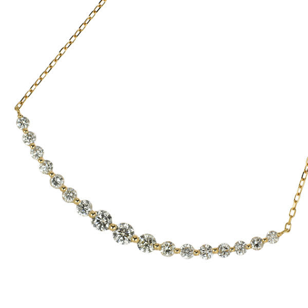K18YG ダイヤモンド ペンダントネックレス 1.00ct