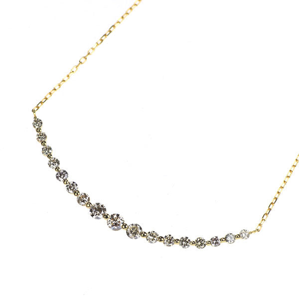 K18YG ダイヤモンド ペンダントネックレス 1.00ct