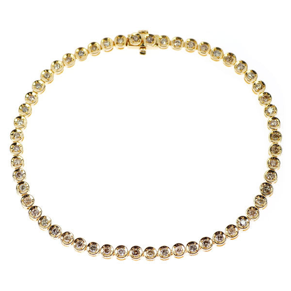K18YG ダイヤモンド ブレスレット 1.00ct テニス
