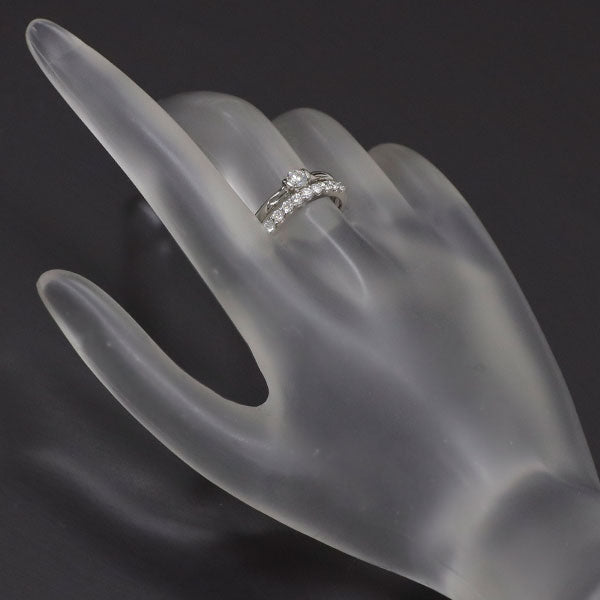フォーエバーマーク Pt950 ダイヤモンド リング 0.205ct D0.30ct
