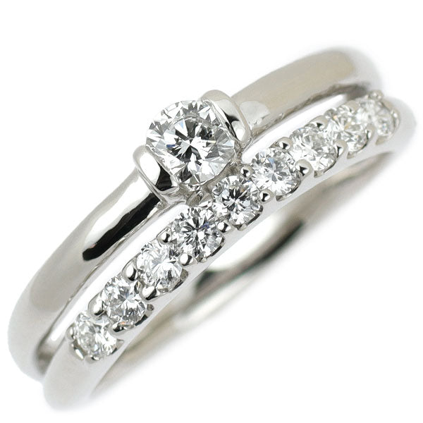 フォーエバーマーク Pt950 ダイヤモンド リング 0.205ct D0.30ct