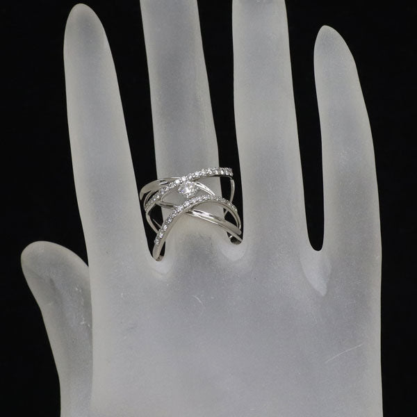 Pt900 ダイヤモンド リング 0.262ct D0.48ct — セルビーオンラインストア