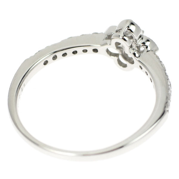 希少 Pt950 天然ピンクダイヤモンド リング 0.040ct D0.28ct フラワー