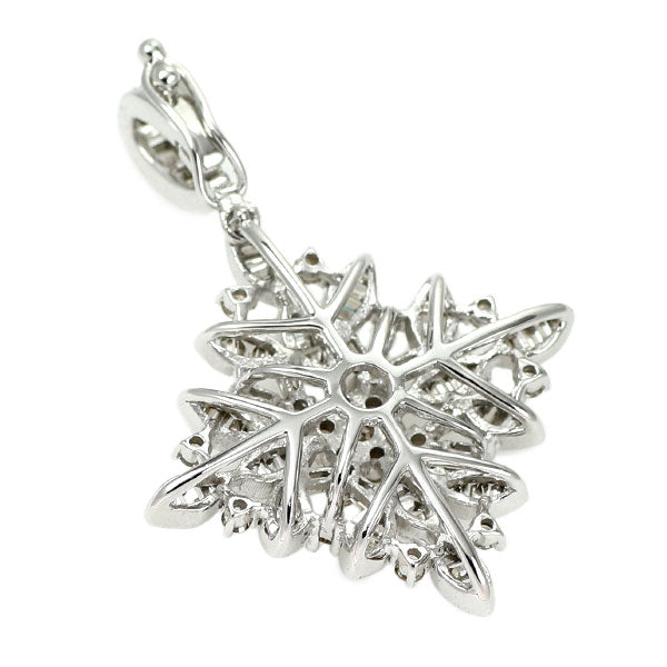 K18WG  ダイヤモンド ペンダントトップ 0.85ct