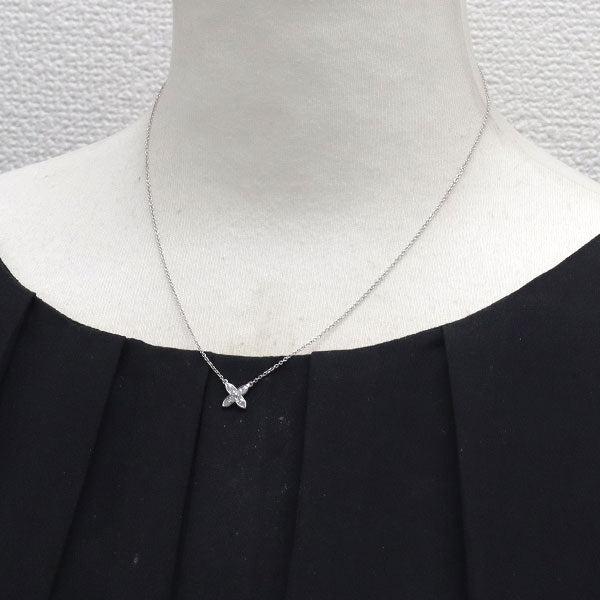 ティファニー Pt950 ダイヤモンド ペンダントネックレス ビクトリア