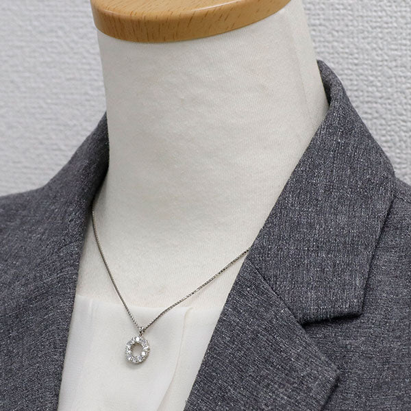 セイコー Pt900/Pt850 ダイヤモンド ペンダントネックレス 0.74ct