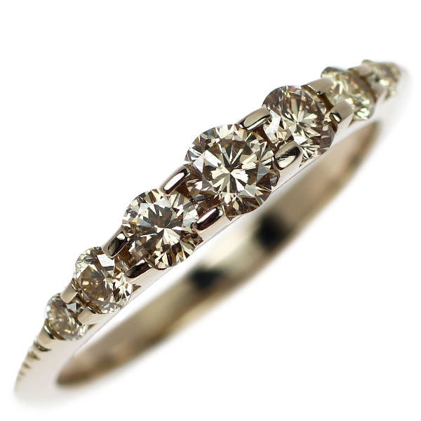 カシケイ K18BG ブラウン ダイヤモンド リング 0.55ct ネイキッド