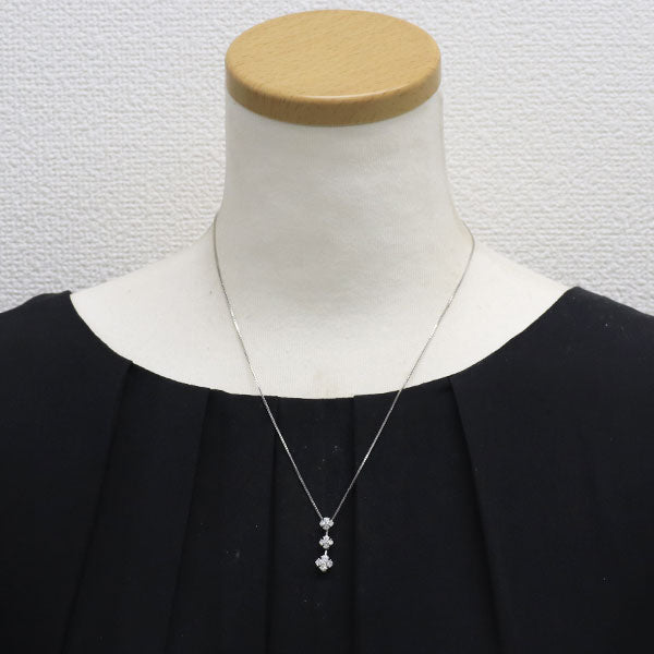モニッケンダム Pt900/ Pt850 ダイヤモンド ペンダントネックレス 0.65ct