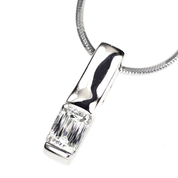 田崎真珠 Pt900/ Pt850 クリスカット ダイヤモンド ペンダントネックレス 0.55ct