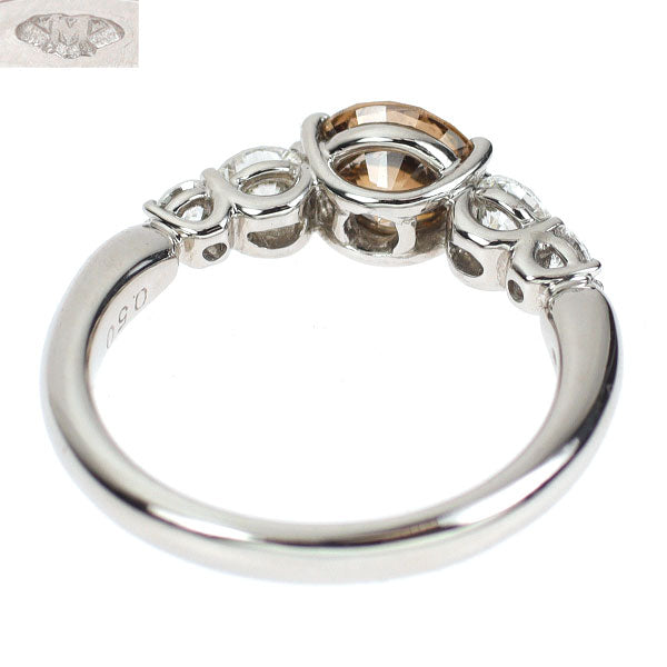 銀座ミワ Pt900 ダイヤモンド ダイヤモンド リング 1.02ct D0.50ct