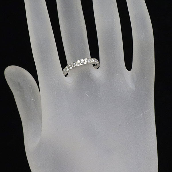 Pt900 ダイヤモンド リング 0.50ct ハーフエタニティ