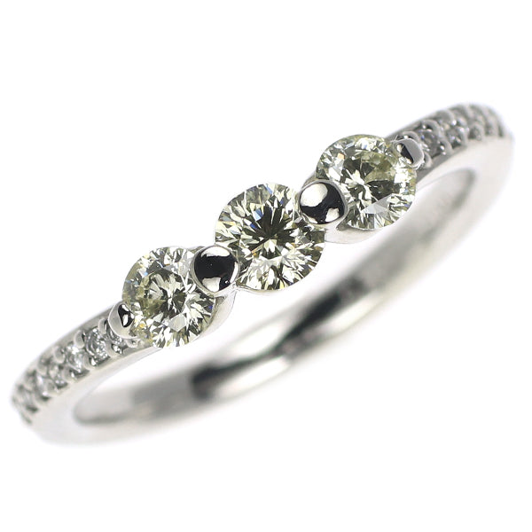 Pt900 ダイヤモンド リング 0.503ct D0.07ct