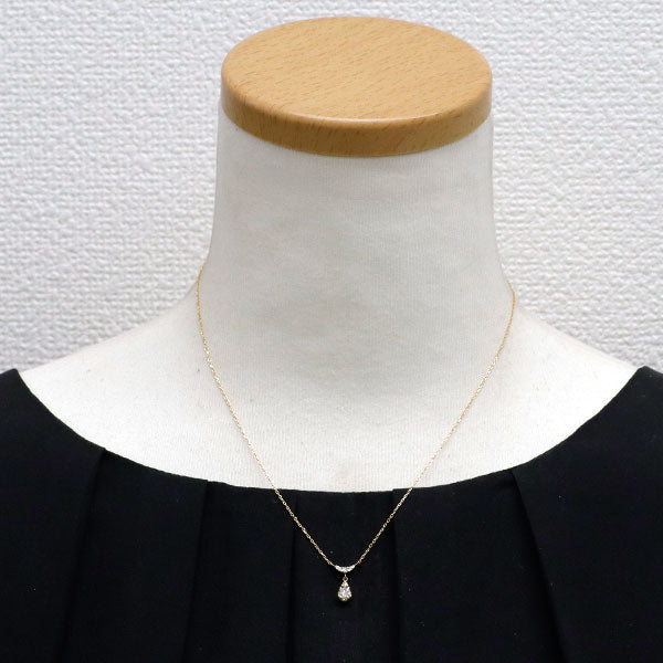ヴァンドーム青山 K18YG ダイヤモンド ペンダントネックレス 0.25ct