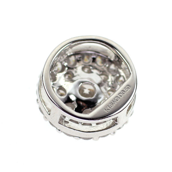 K18WG ダイヤモンド ペンダントトップ 0.50ct