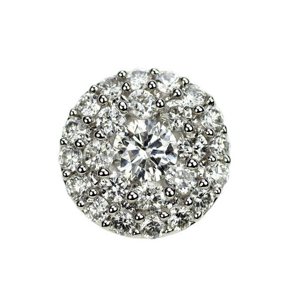 K18WG ダイヤモンド ペンダントトップ 0.50ct