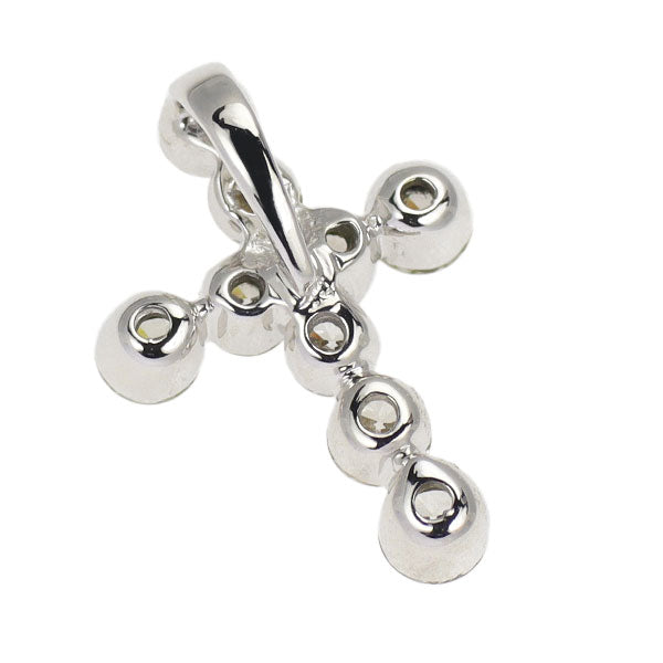 K18WG ダイヤモンド ペンダントトップ 0.40ct クロス