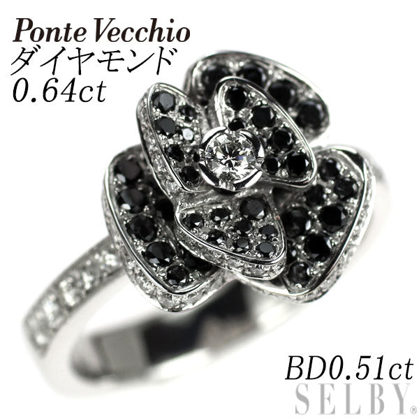 Ponte Vecchio K18WGフラワーリング