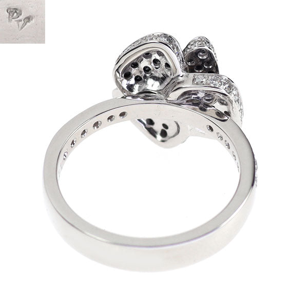ポンテヴェキオ K18WG ダイヤモンド リング 0.64ct BD0.51ct ロゼッリーナ フラワー