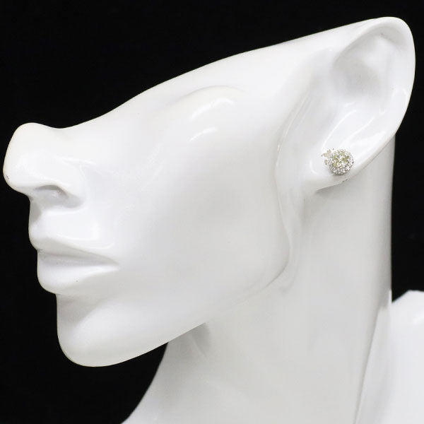 新品 Pt900/ Pt950 さくらカット ダイヤモンド ピアス 1.06ct M VVS2 D0.24ct