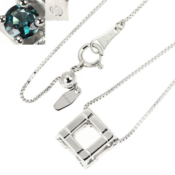 希少 田崎真珠 Pt900 アレキサンドライト ダイヤモンド ペンダントネックレス 0.24ct D0.52ct