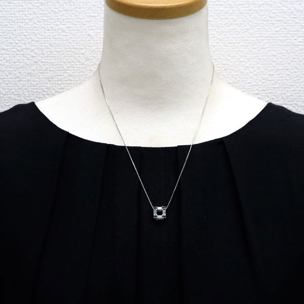 希少 田崎真珠 Pt900 アレキサンドライト ダイヤモンド ペンダントネックレス 0.24ct D0.52ct