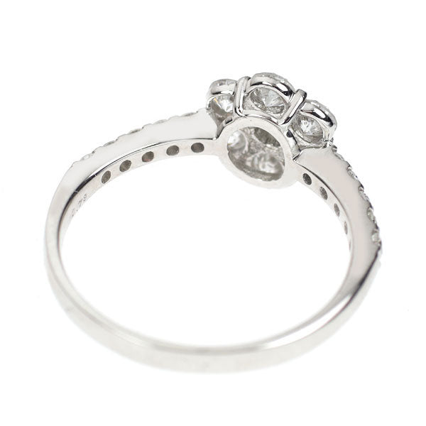 希少 Pt950 カメレオン ダイヤモンド リング 0.108ct LGG SI2 D0.78ct