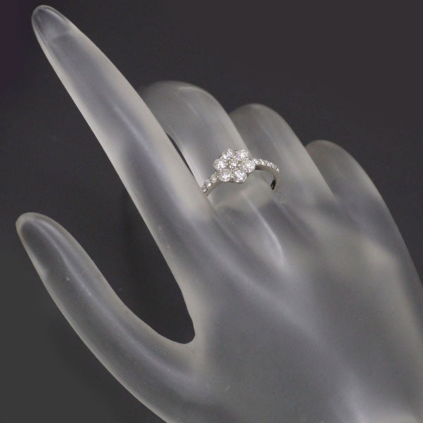 希少 Pt950 カメレオン ダイヤモンド リング 0.108ct LGG SI2 D0.78ct