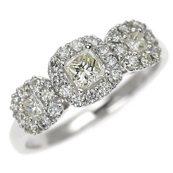 カナディアンダイヤ Pt950 ダイヤモンド リング 0.60ct
