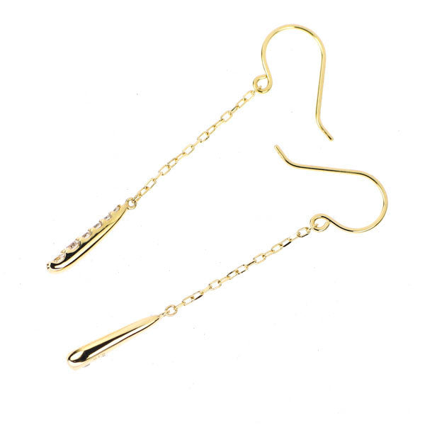 K18YG ダイヤモンド ピアス 0.20ct
