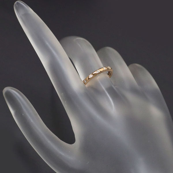 アガット K18PG ダイヤモンド リング 0.11ct